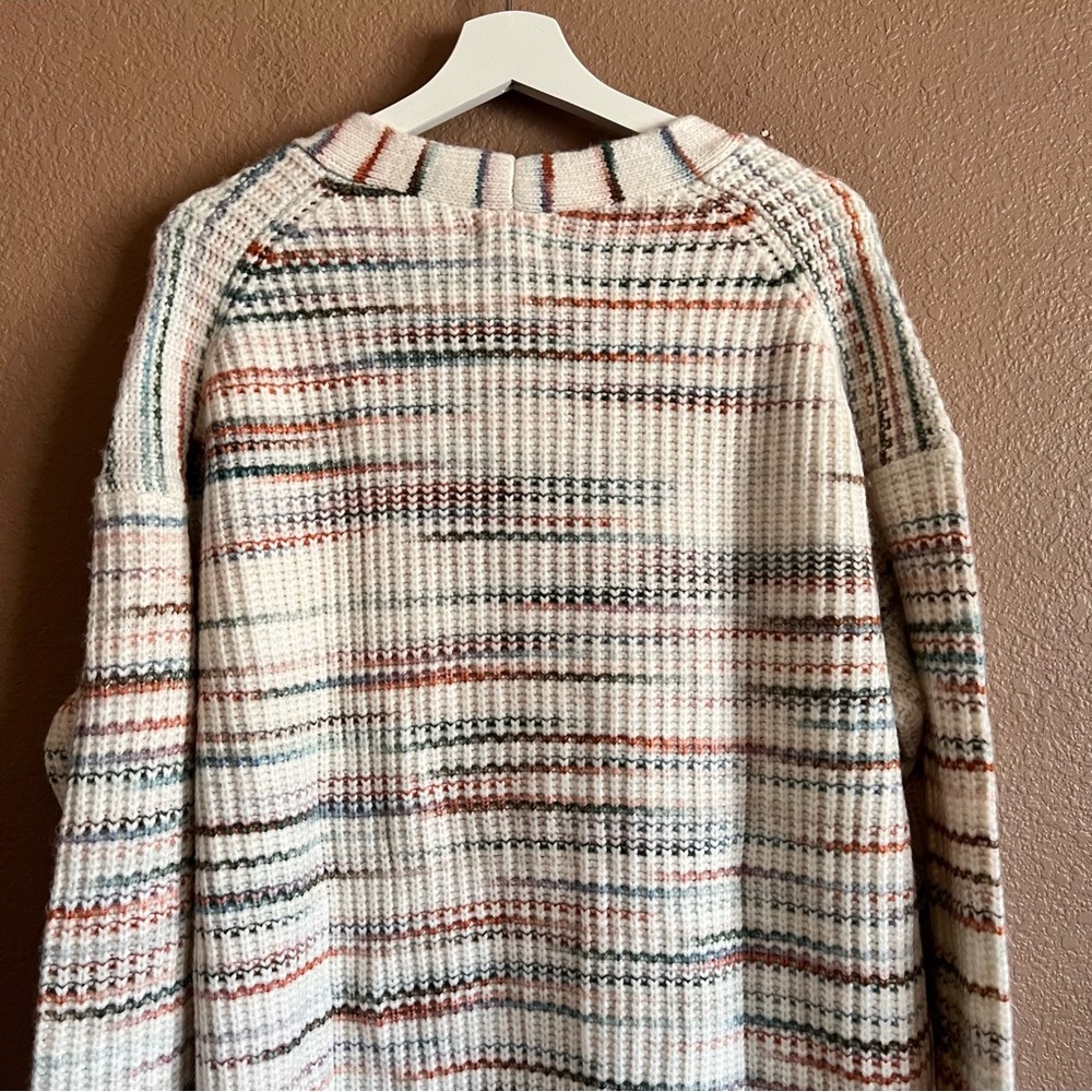 Caslon Nordstrom Cozy Multicolor Knit Cardigan Button Up Sweater Size 1X NWT - Picture 11 of 12